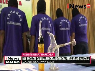 2 Anggota kepolisian sektor cikijing terjaring razia sabu - iNews Malam 25/04