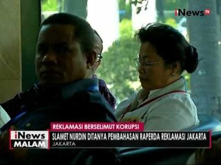 Slamet Nurdin mengaku tidak tahu perihal gratifikasi perda reklamasi Jakarta - iNews Malam 25/04
