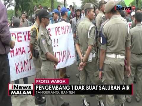 Desak Pemkab panggil pengembang, ratusan warga geduru kantor Bupati Tangerang - iNews Malam 28/04