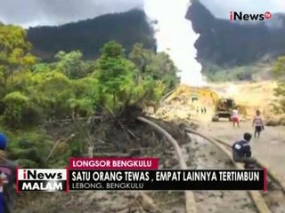 Longsor terjang kawasan pembangkit listrik geotermal Lebong, Bengkulu - iNews Malam 28/04