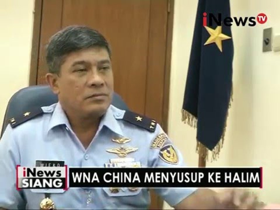 WNA china yang ditangkap di halim miliki dokumen lengkap - iNews Siang 29/04