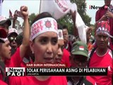 Serikat pekerja pelabuhan di Indonesia gelar demo di pelabuhan Tanjung Priok - iNews Pagi 02/05