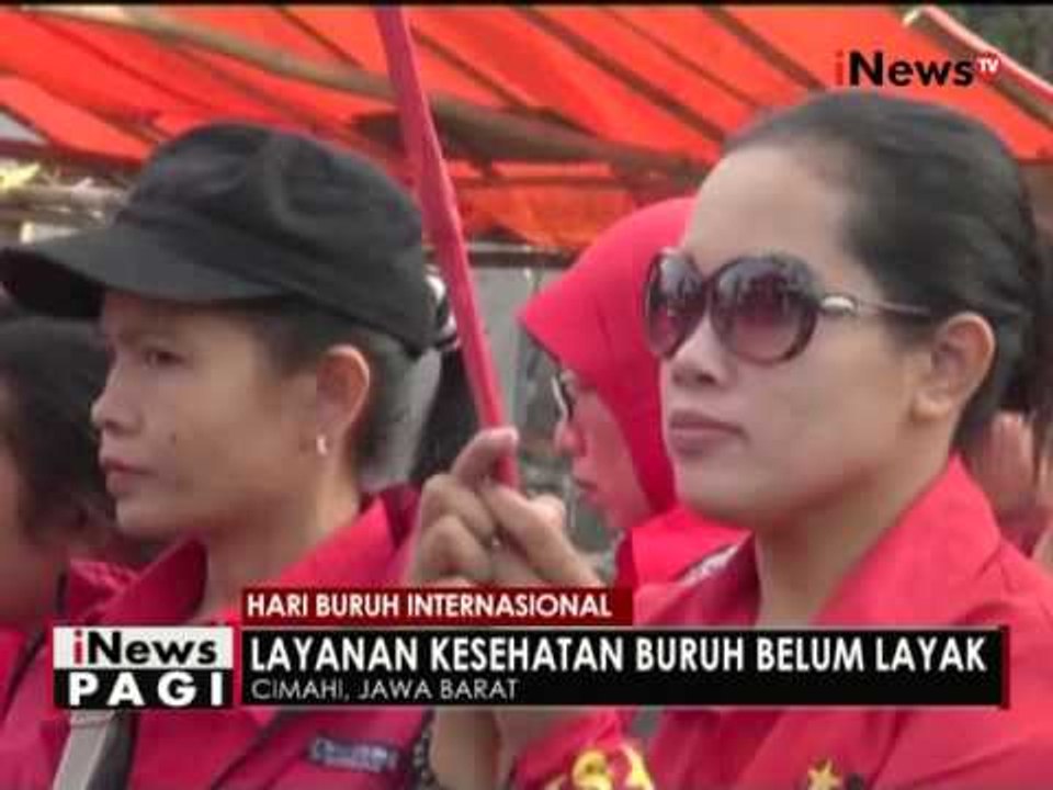Aksi unjuk rasa buruh di Bandung dipusatkan di Gedung Sate - iNews Pagi 02/05