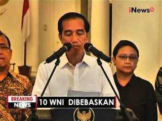 Presiden Jokowi menyatakan 10 WNI sehat dan sedang menuju Jakarta - iNews Breaking News 01/05