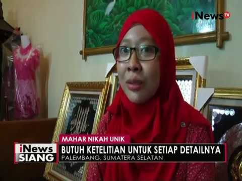 Mahar nikah nan unik, peluang bisnis baru dari seorang ibu di Palembang - iNews Siang 29/04