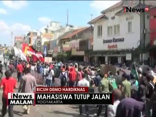 Peringati Hardiknas ricuh, mahasiswa di Makassar dibubarkan petugas - iNews Malam 02/05