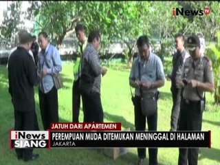 下载视频: Seorang perempuan muda nekat lompat dari lantai 11 apartemen di Jakarta - iNews Siang 03/05