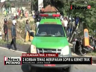 Kecelakaan truk menewaskan 2 orang - iNews Petang 04/05