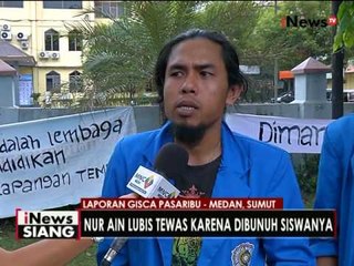 Live report : perkembangan terkini kasus pembunuhan dosen UMSU - iNews Siang 04/05