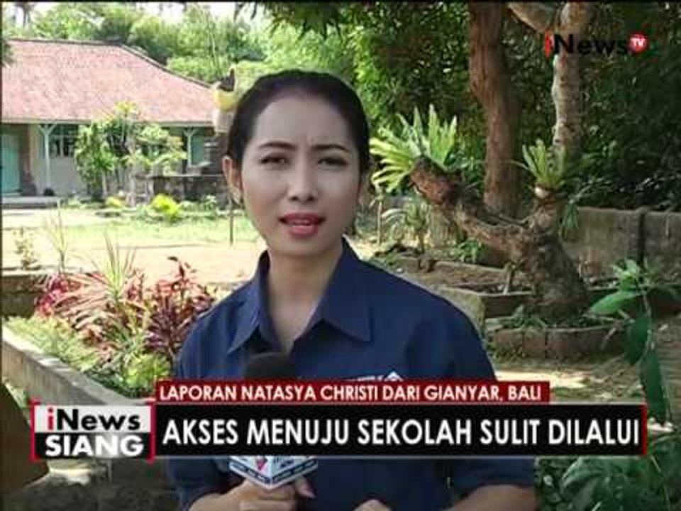 Live report : kondisi sekolah di Gianyar, Bali yang memprihatinkan - iNews Siang 02/05
