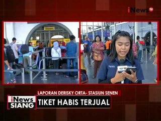 Live report : kondisi terkini di Stasiun Senen jelang libur panjang - iNews Siang 04/05