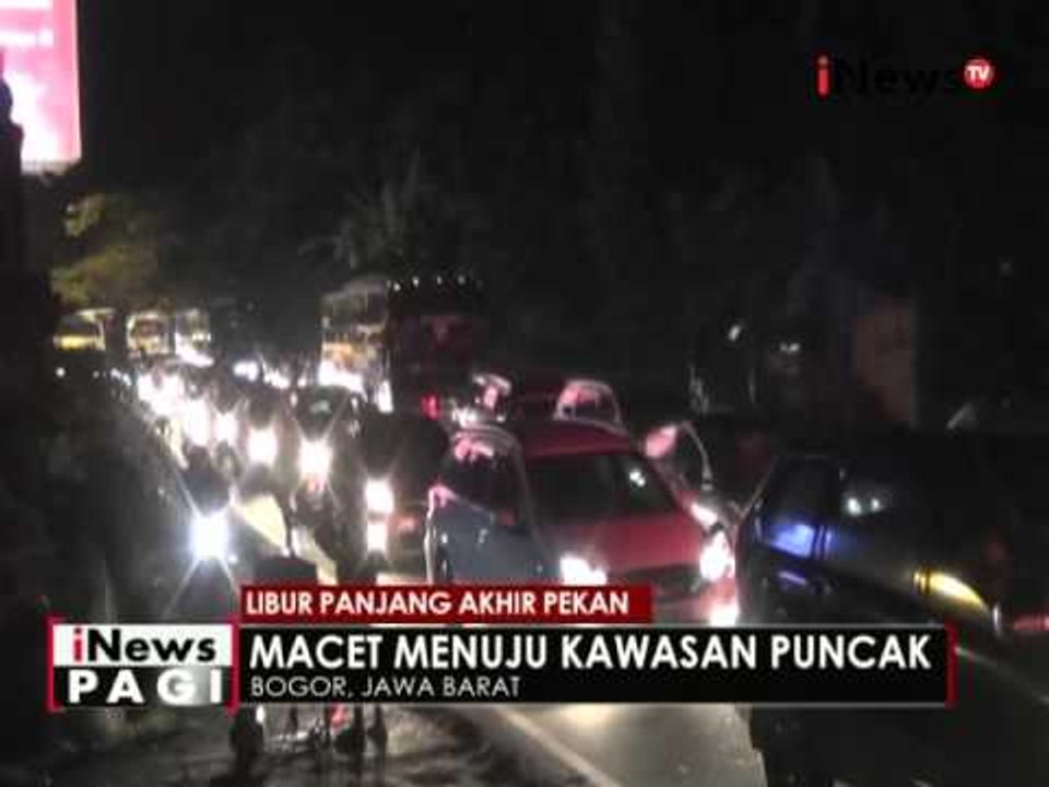 Libur panjang, jalur menuju kawasan Puncak juga padat kedua jalur - iNews Pagi 05/05