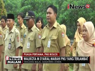 Download Video: Puasa pertama, Walikota M Syarial marahi PNS yang terlambat - iNews Malam 06/06