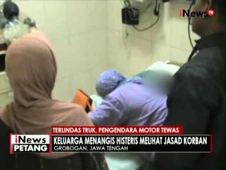 Terlindas bus, pengendara sepeda motor tewas di Grobogan, Jateng - iNews Petang 09/05