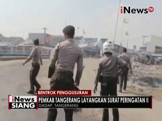 Tolak penggusuran, Warga dadap dan polisi saling serang - iNews Siang 10/05