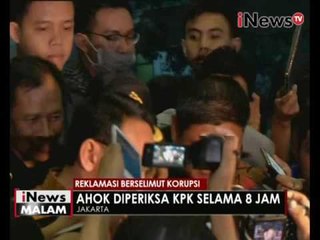 8 jam diperiksa KPK, Ahok ditanya soal suap perda reklamasi - iNews Malam 10/05