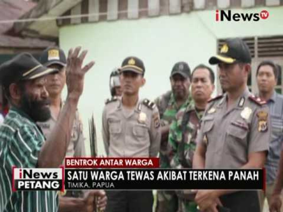 1 orang tewas dalam bentrokan antar 2 kelompok warga di Timika, Papua - iNews Petang 11/05
