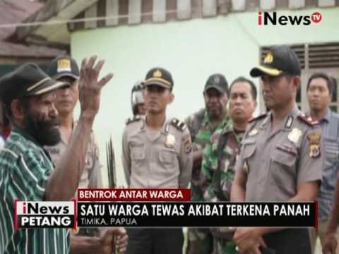 1 orang tewas dalam bentrokan antar 2 kelompok warga di Timika, Papua - iNews Petang 11/05