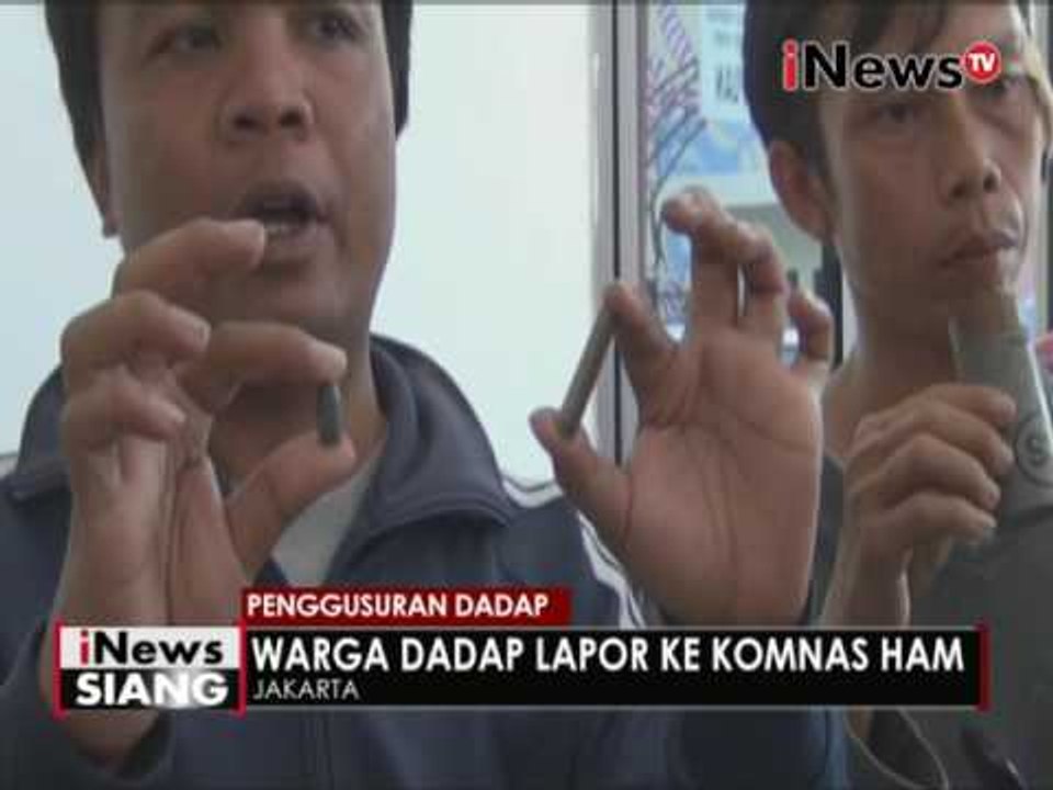Bawa gas air mata dan peluru karet, warga dadap lapor komnas HAM - iNews Siang 12/05