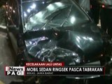 Mobil Sedan Ringsek Pasca Tabrakan Dengan Mini Bus - iNews Pagi 12/05