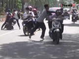 Razia lantas yang hadang konvoi pelajar di Gowa berlangsung ricuh - iNews Petang 12/05