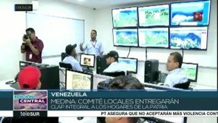Venezuela: vicepdta. supervisa centro de empaquetado de alimentos CLAP