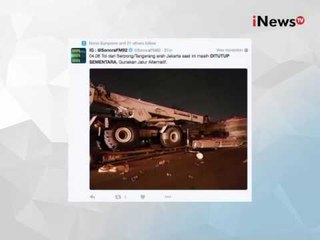 Ambruknya JPO Serpong-Jakarta sempat jadi Trending Topic di Twitter - iNews Pagi 16/05
