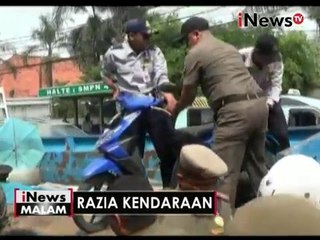 21 Motor diangkut petugas dalam razia gabungan - iNews Malam 12/05