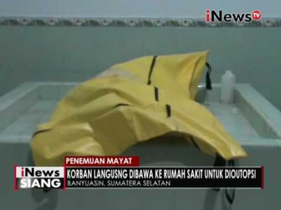 Kembali warga Banyuasin Sumsel, digegerkan penemuan mayat wanita - iNews Siang 16/05