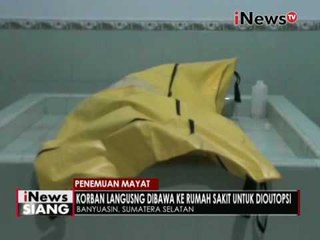 Kembali warga Banyuasin Sumsel, digegerkan penemuan mayat wanita - iNews Siang 16/05