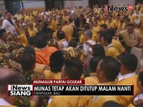 Akibat kericuhan, Munaslub pemilihan ketua umum partai Golkar diundur - iNews Siang 16/05