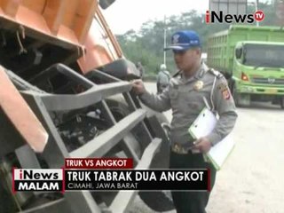 Tải video: Diduga rem blong, truk tabrak 2 angkot di Cimahi Jabar - iNews Malam 16/05