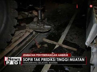 Setelah 5 jam, 2 alat berat didatangi Jasa Marga untuk mengangkat pondasi JPO - iNews Pagi 16/05