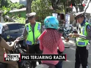 Tidak Memiliki SIM Dan STNK, PNS Ditilang - iNews Petang 17/05