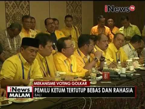 Pemilu ketum Golkar tertutup bebas dan rahasia, beberapa perwakilan belum setuju - iNews Malam 16/05