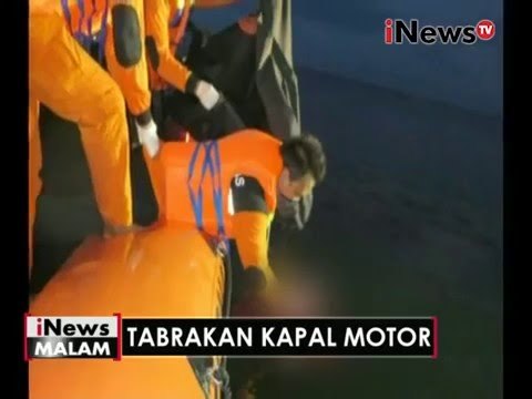Korban yang hilang akibat tabrakan kapal motor, ditemukan mengapung oleh Tim SAR - iNews Malam 16/05