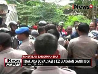 Tidak ada ganti rugi, warga halangi penertiban bangunan liar - iNews Malam 17/05