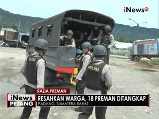 18 Preman Ditangkap, Karena Sudah Meresahkan Warga - iNews Petang 16/05