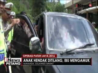 Operasi Patuh Jaya 2016, Anak Hendak Ditilang, Ibu Mengamuk -iNews Petang 1705