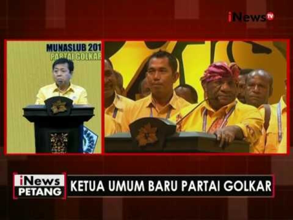 Pidato Politik Setya Novanto, Saat Terpilih Menjadi Ketua Umum Partai Golkar - iNews Petang 17/05