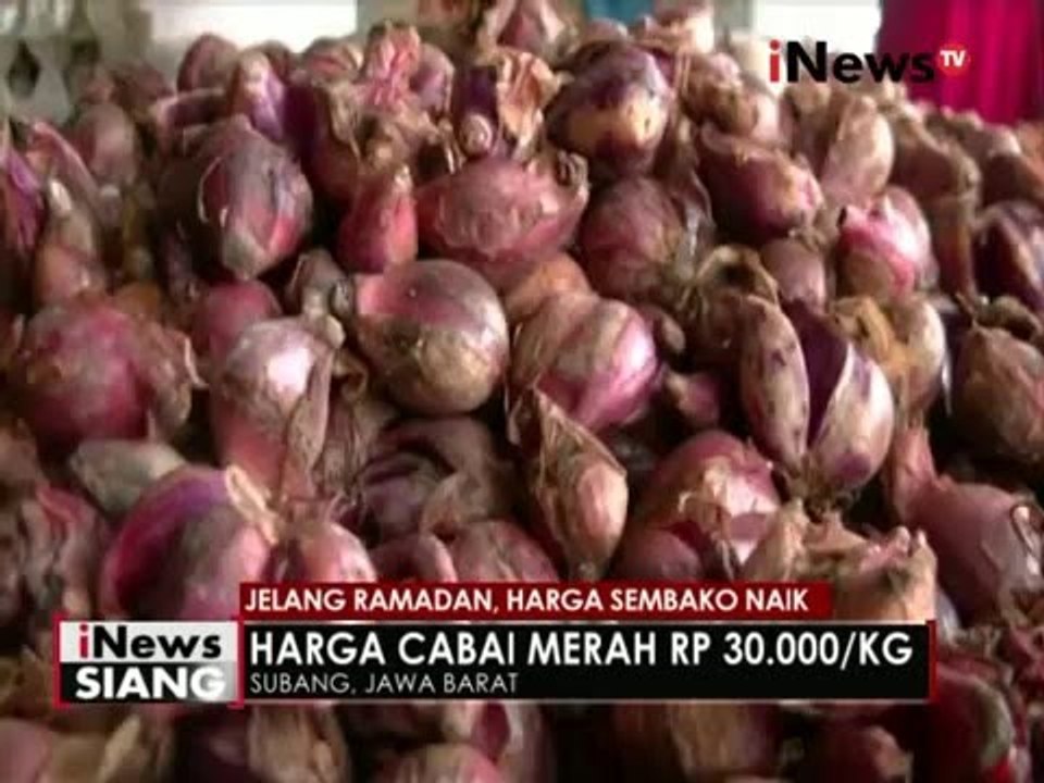 Jelang Ramadhan, harga - harga sembako dibeberapa kota terus merangkak naik - iNews Siang 18/05