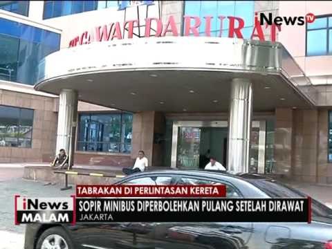 Kecelakaan KA di Mangga Dua, supir minibus sudah diperbolehkan pulang - iNews Malam 19/05