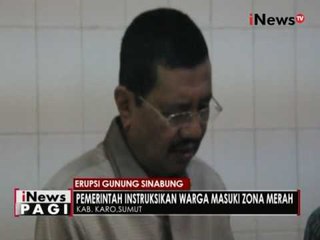 Pemprov Sumut instruksikan BPBD evakuasi warga di zona merah Gunung Sinabung - iNews Pagi 23/05