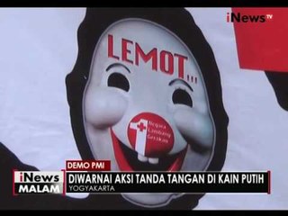 Tuntut UU Palang Merah, relawan PMI demo di Monumen Serangan 1 Maret, Yogyakarta - iNews Malam 22/05