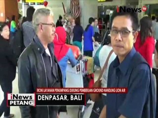 Pasca pembekuan oleh Kemenhub, Lion Air tunda 227 penerbangan di Bali - iNews Petang 23/05