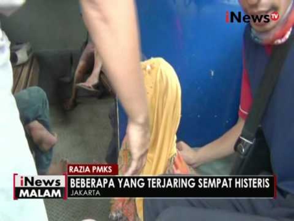 Razia PMKS di Jakarta, beberapa yang terjaring sempat histeris - iNews Malam 19/05