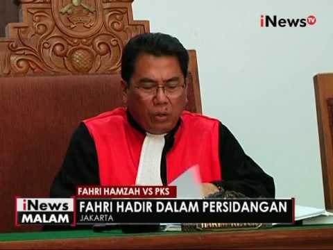 PN Jaksel kembali gelar gugatan Fahri Hamzah terhadap PKS - iNews Malam 23/05