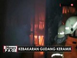 Gudang keramik di Tanjung Duren, Jakbar ludes terbakar, kerugian miliaran rupiah - iNews Pagi 25/05