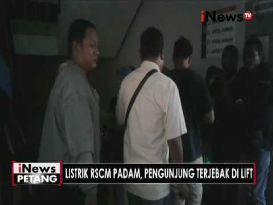 Listrik RSCM padam, Pengunjung terjebak di lift - iNews Petang 25/05