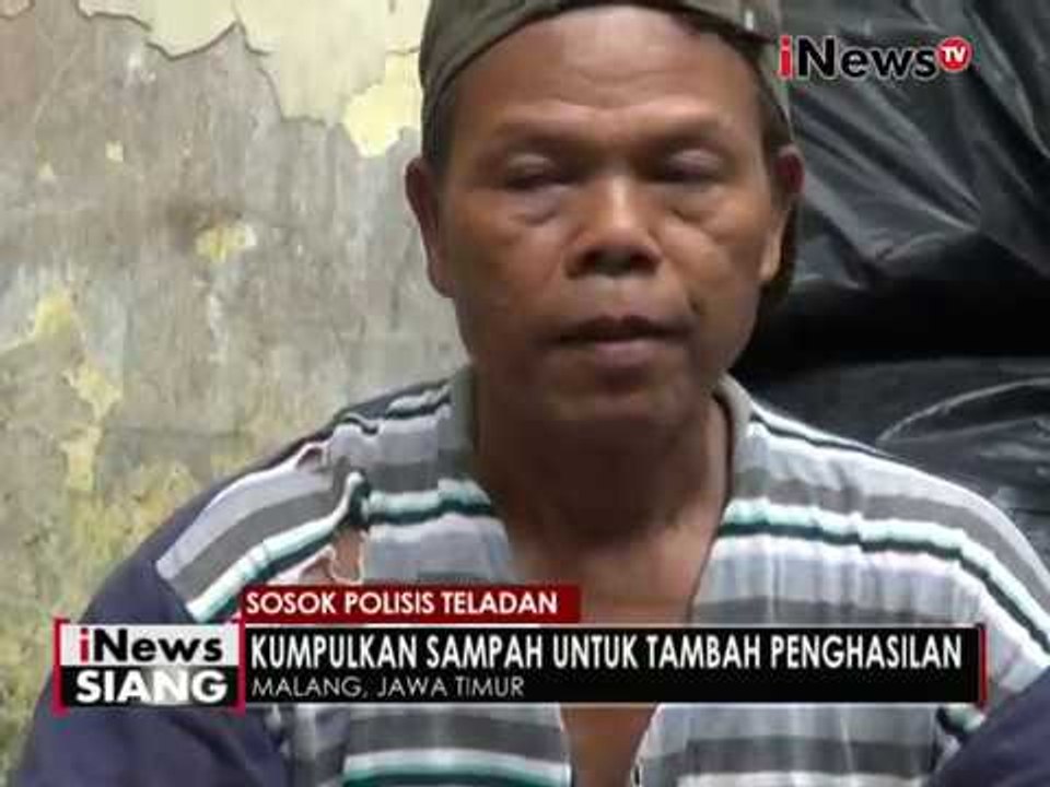 Bripka Seladi, Polisi jujur dan tak malu berkerja sampingan menjadi pemulung - iNews Siang 20/05